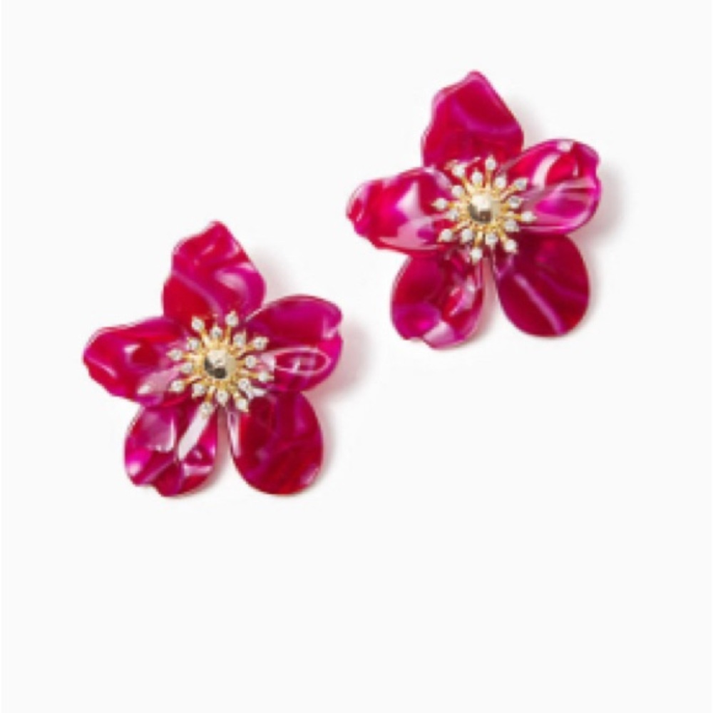 Lilly Pulitzer Oversize Floral Earrings